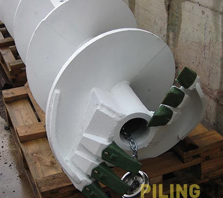 Image of the Continuous flight auger for drilling