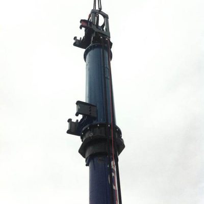 Image of the Hera4T hydraulic pile driving hammer